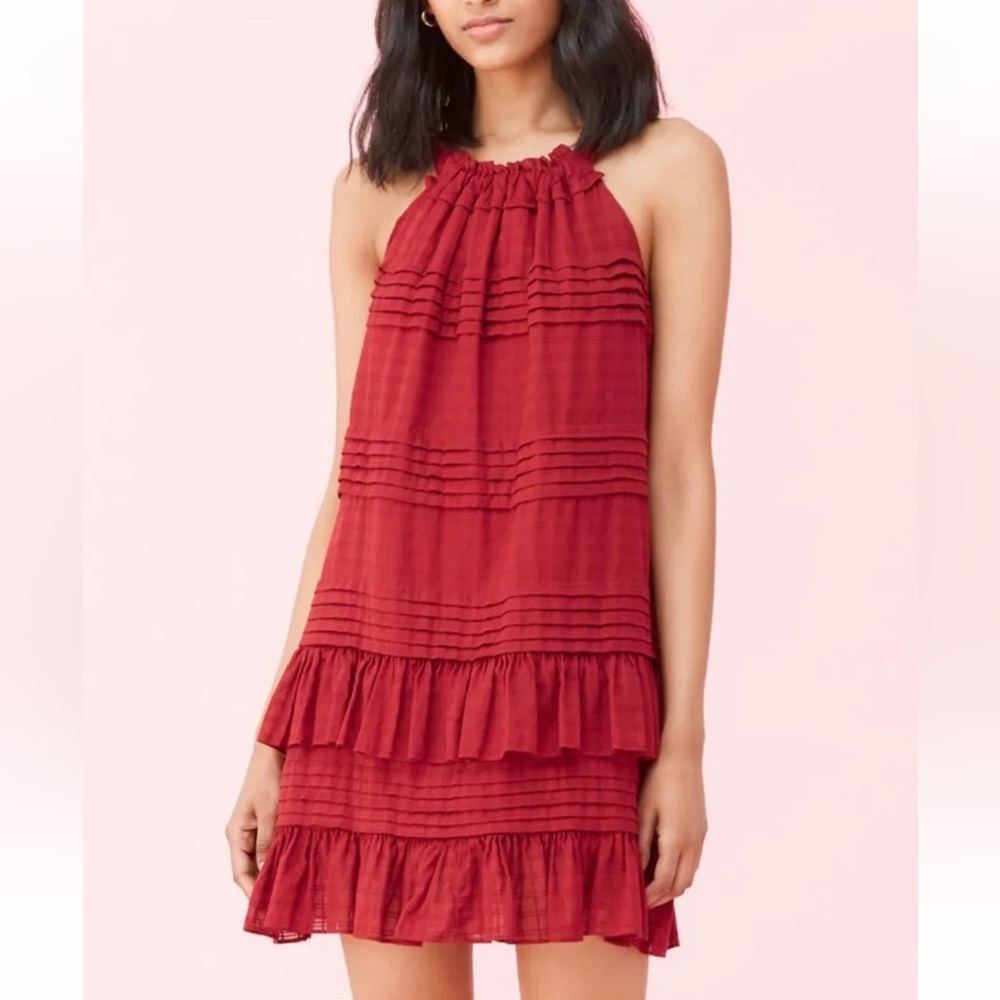 Rebecca Taylor Red Mini Dress